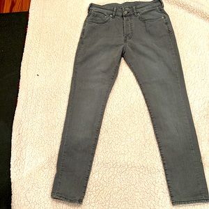 Men’s Skinny Coupe Moulante & Denim 31/30. Gray.
